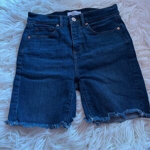 LOFT High Waisted Denim Shorts Size 4